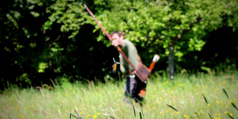 Bogenschütze Pfeilflug Archer's Paradox