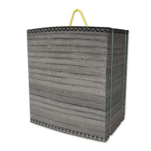 Lamellenscheibe Zielscheibe tragbar Strongback 45x45