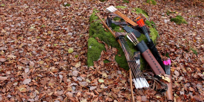 Köcher zum Bogenschießen